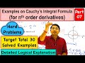 Examples on Cauchy Integral Formula(for nth order derivatives) :Part-7