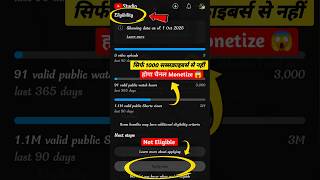🤑 youtube monetization criteria ✅ / youtube channel monetization #monetization #trending #shorts