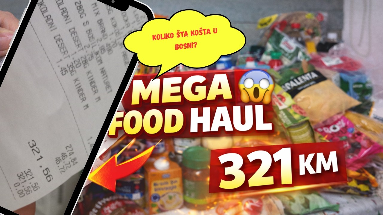 👉 321KM za “par sitnica”?! 😳 Cijene u BiH van kontrole  #foodhaul  #kupovina #bosnianfood