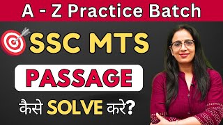 Art of Solving Passage For SSC CGL 2023 || A - Z  Practice Batch For SSC CGL 2023 ||  By Rani Ma'am