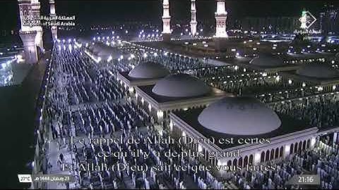 (سورة العنكبوت) المصحف المرتل المرئي من صلاتي التراويح والتهجد ب #المسجد_النبوي رمضان لعام 1444هـ.