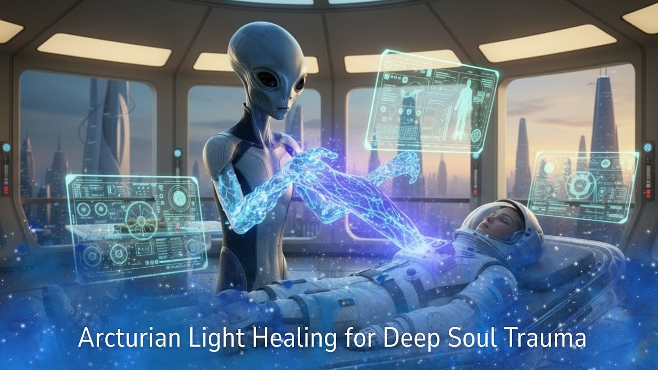 Arcturian Light Healing for Deep Soul Trauma • Pleiadian Music to ...