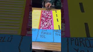 5. Sınıf Fen Bilimleri Pürüzlü ve Pürüzsüz Yol Sürtünme Kuvveti Modeli #keşfet #youtube #shorts #fyp