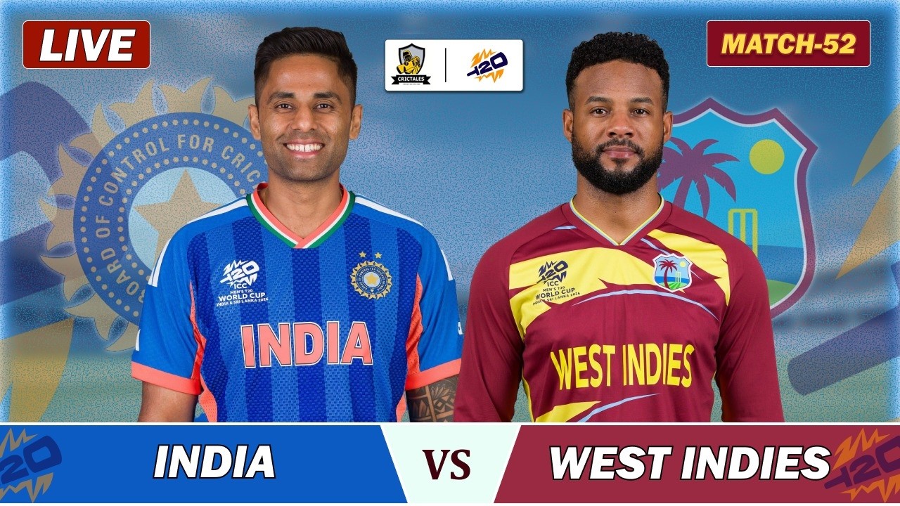 IND VS WI 52nd T20 MATCH LIVE , Kolkata | ICC T20 WC 2026 | INDIA vs WEST INDIES LIVE | IN 7 OV