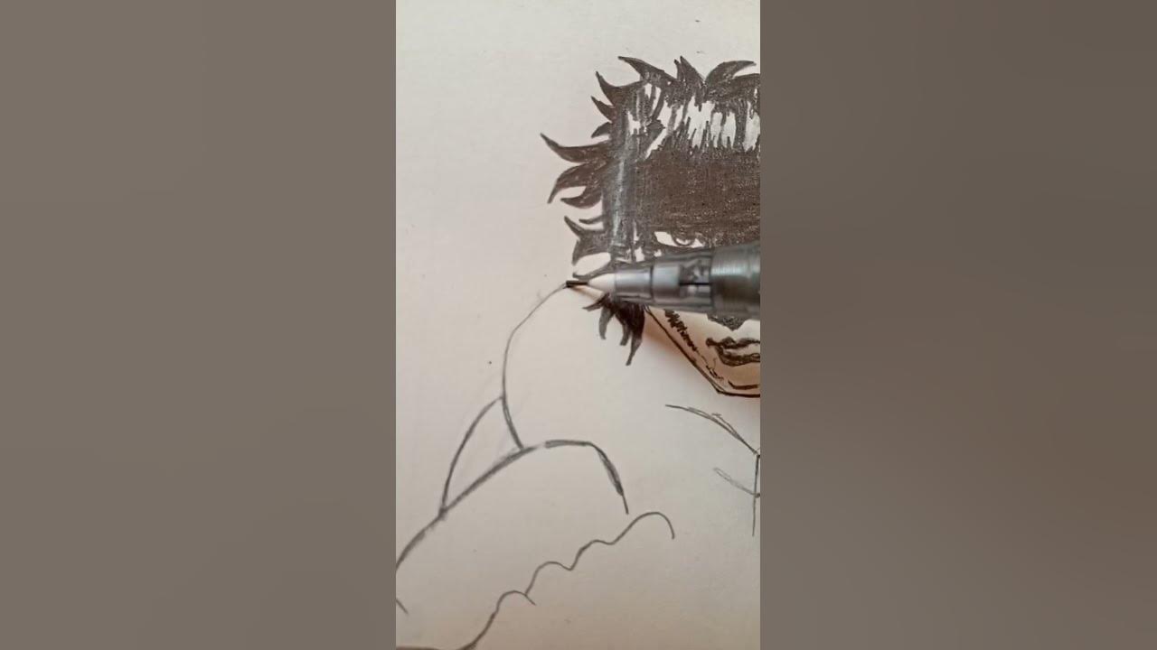 Quick sketch of Baki Hanma - YouTube