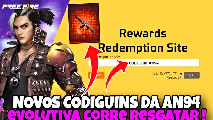 COMO COLOCAR CODIGO NO FREEFIRE COMO RESGATAR CODIGO FREEFIRE COMO RESGATAR  CODIGUIN NO FREEFIRE 