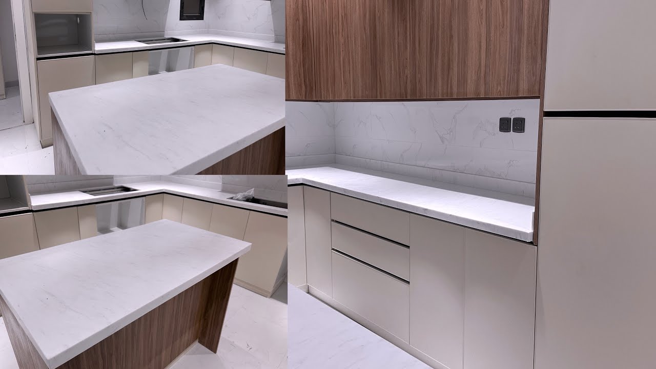 اخييييييرا جولة في مطبخي الجديد 😭❤️