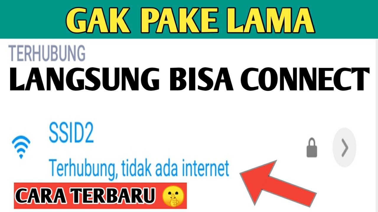 Cara Mengatasi Wifi Terhubung Tetapi Tidak Bisa internet 