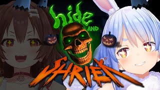 【Hide and Shriek】ぺっころね怖がらせ対決！！！ぺこ！【ホロライブ/兎田ぺこら/戌神ころね】