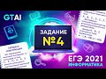 Информатика ЕГЭ 2021 | Задание 4 | Кодирование и условие фано