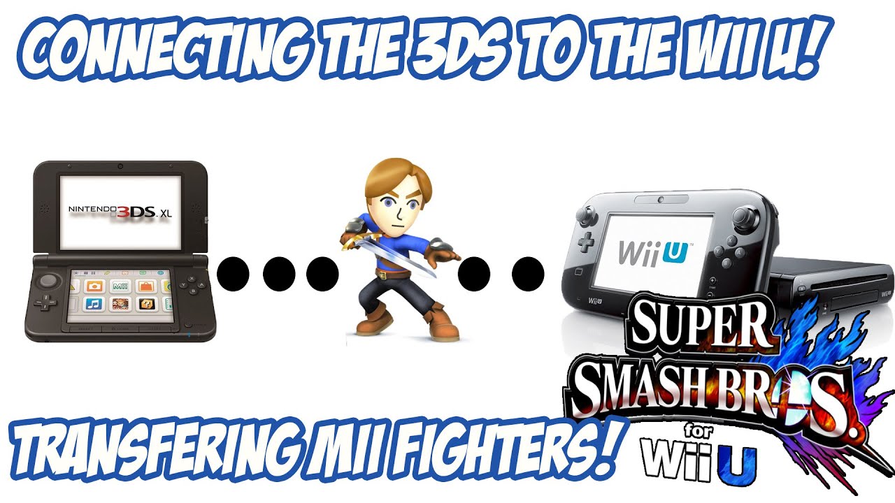 3DS/Wii U Connectivity! Transfering Mii Fighters! [Super Smash Bros