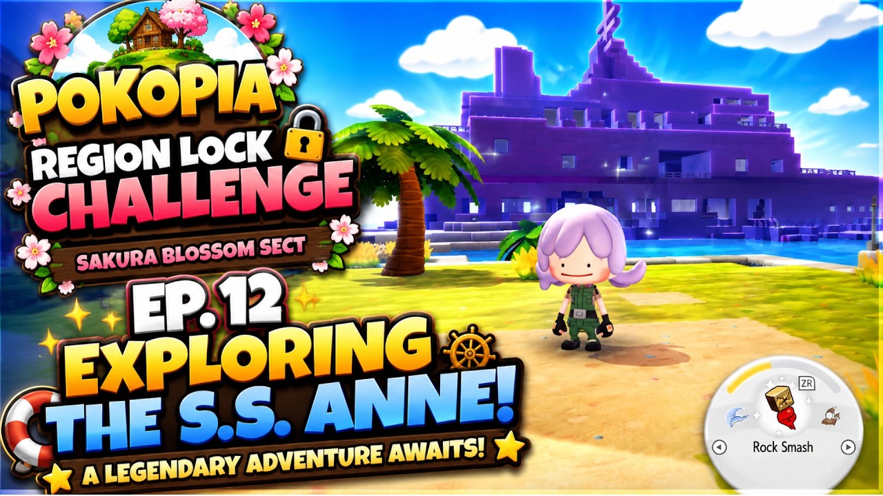 Pokopia: Region Lock Challenge | EP.12 - Exploring the S.S. Anne!