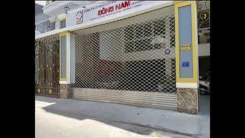 Cửa cuốn song ngang, cửa cuốn mắc võng inox - Hitadoor