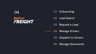 BigRoad Freight - Fleet Mode Quick Start Guide  - Desktop Experience