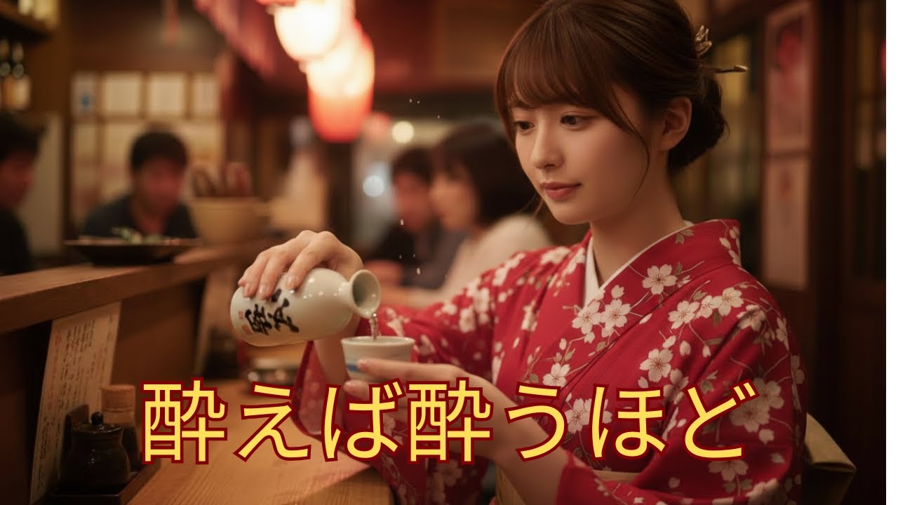 【演歌・歌謡曲】酔えば酔うほど ― 切なく、酔いの奥で募る想いが心に染み入るAI演歌の世界をお楽しみください。