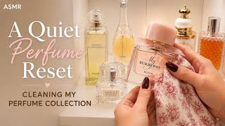 A Quiet Perfume Reset 🕯️ | Cleaning My Perfume Collection | Soft Spoken ASMR screenshot 5