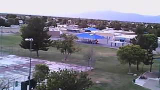Qav250 @ park flying through slide