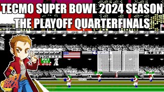 Tecmo Super Bowl 2024 Season Mode - Playoff Quarterfinals