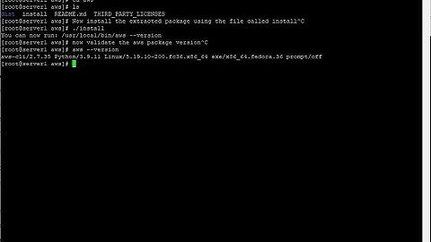AWS CLI Installation on Linux