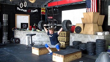 Jake block snatch 95 kg (210 lb)