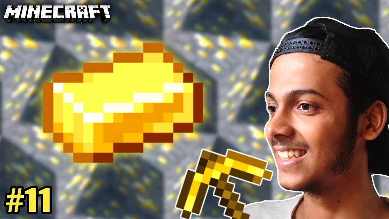 FINALLY I FOUND GOLD IN MINECRAFT - YouTube