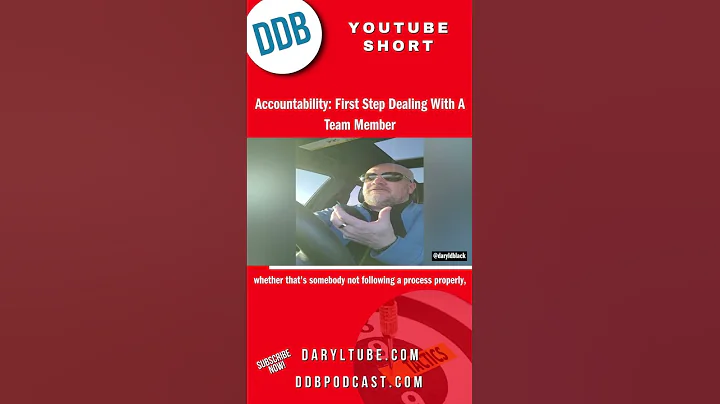 Accountability: First Step Dealing With A Team Mem...