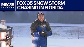 Snow storm chasing in Florida with FOX 35's T.J. Springer