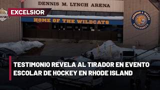 “Mi padre los mató”, revelan identidad del tirador en pista de hockey en Rhode Island