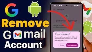How to Remove Google Account From Android Phone? Phone se Email Account Kaise Hatayen