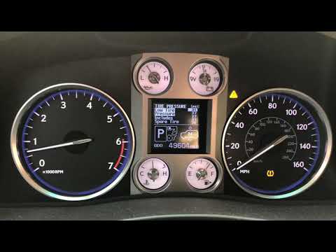 Lexus LX570 TPMS Quirk