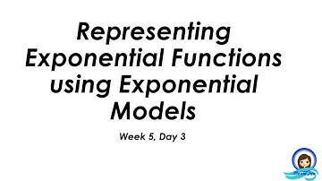 Representing Exponential Functions through Exponential Models