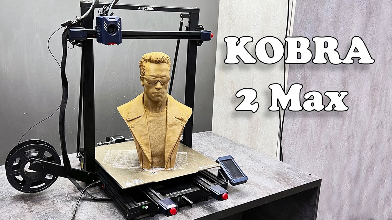 Big but fast! 3D printer Anycubic KOBRA 2 Max - YouTube