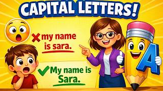 Capital Letters Rules for Kids | Grade 1-3 English Grammar Lesson