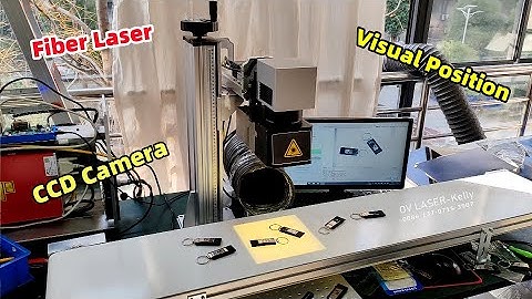 Automatic CCD Vision Laser Engraving Machine Mopa Fiber Laser Engraver Metal with Conveyor Belt