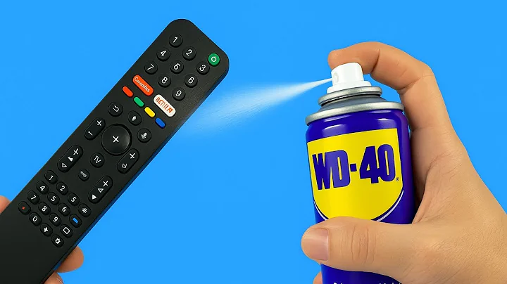 Take a Common WD-40 and Fix All Remote Controls in Your Home! Easy
