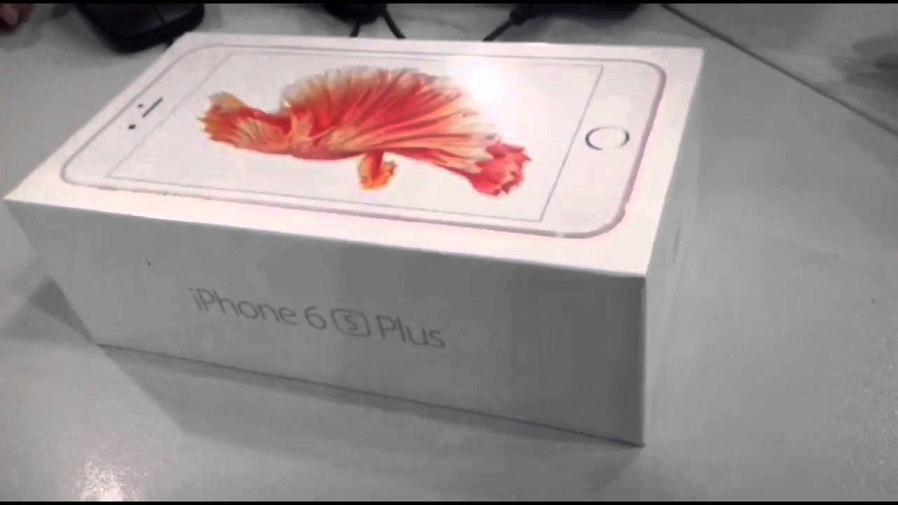 Unboxing iPhone 6s Plus 64GB Rose Gold 😁 YouTube