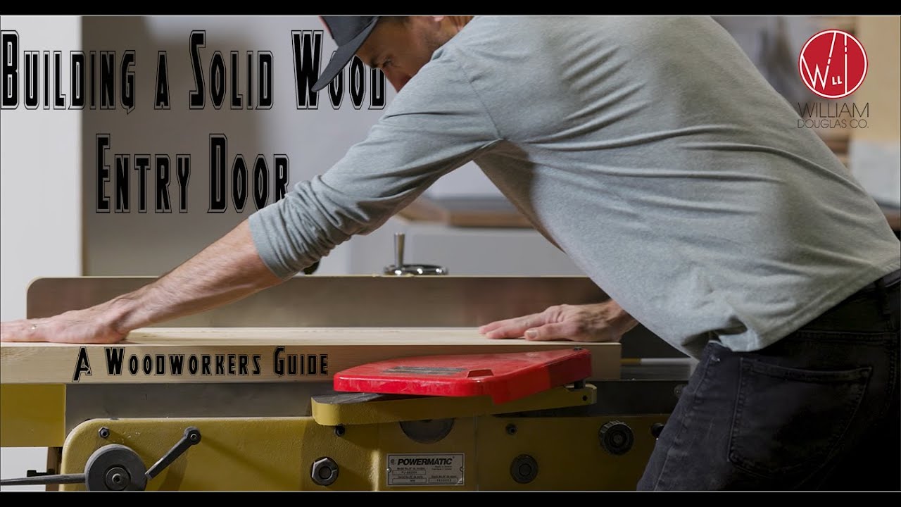 Build an EASY Entry Door out of Solid Wood! 4K - YouTube