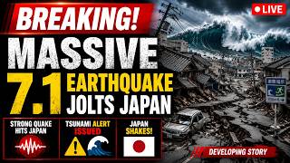 Japan Earthquake LIVE | Powerful 7.1 Magnitude Earthquake Strikes Japan | Tsunami Warnings Issued
