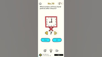 what number will hour hand point to after 3 hours ?// brain out