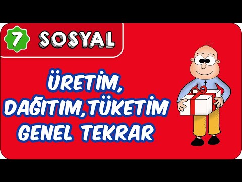 Üretim, Dağıtım, Tüketim Genel Tekrar  | 7. Sınıf Sosyal  #evokul Kampı