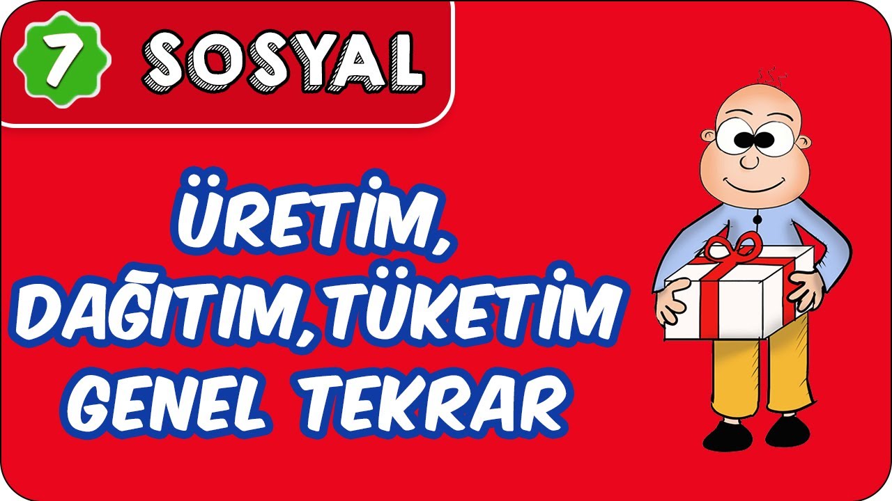 Üretim, Dağıtım, Tüketim Genel Tekrar  | 7. Sınıf Sosyal  
