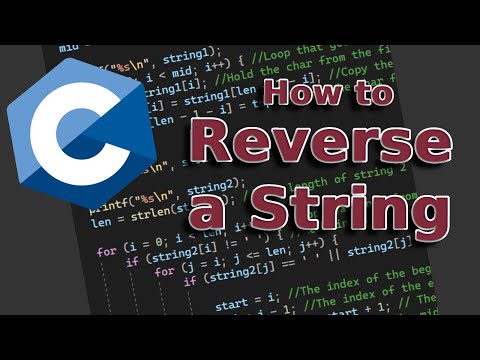 C Programming How to Reverse a String
