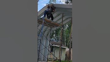How to put up a Quonset Style Steel Building!!