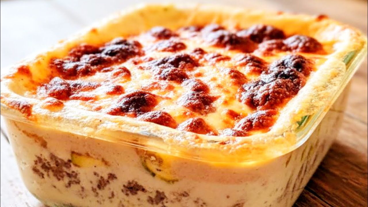 🥘 كوسة بالبشاميل باللحمة المفرومة _لازم تكون على سفرتك في رمضان🥘