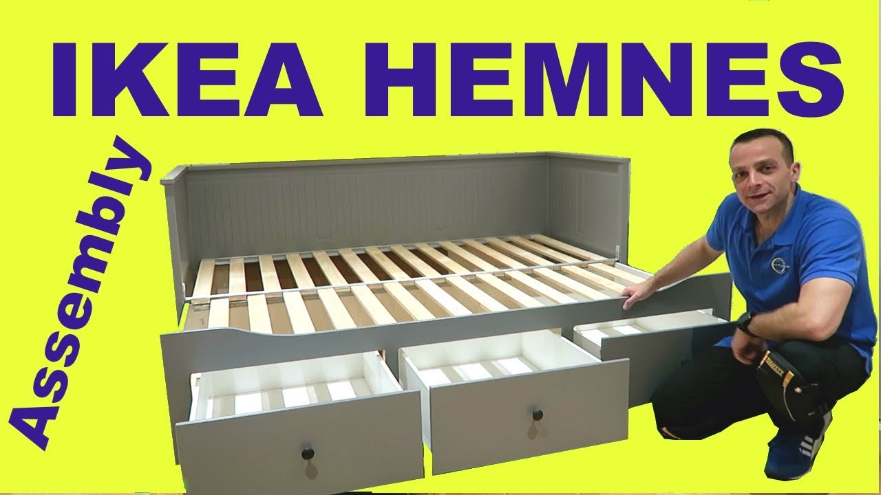 Ikea HEMNES Day bed assembly instructions -