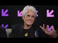 Joan Baez with Filmmakers Karen O'Connor, Maeve O'Boyle, and Miri Navasky in the SXSW Studio