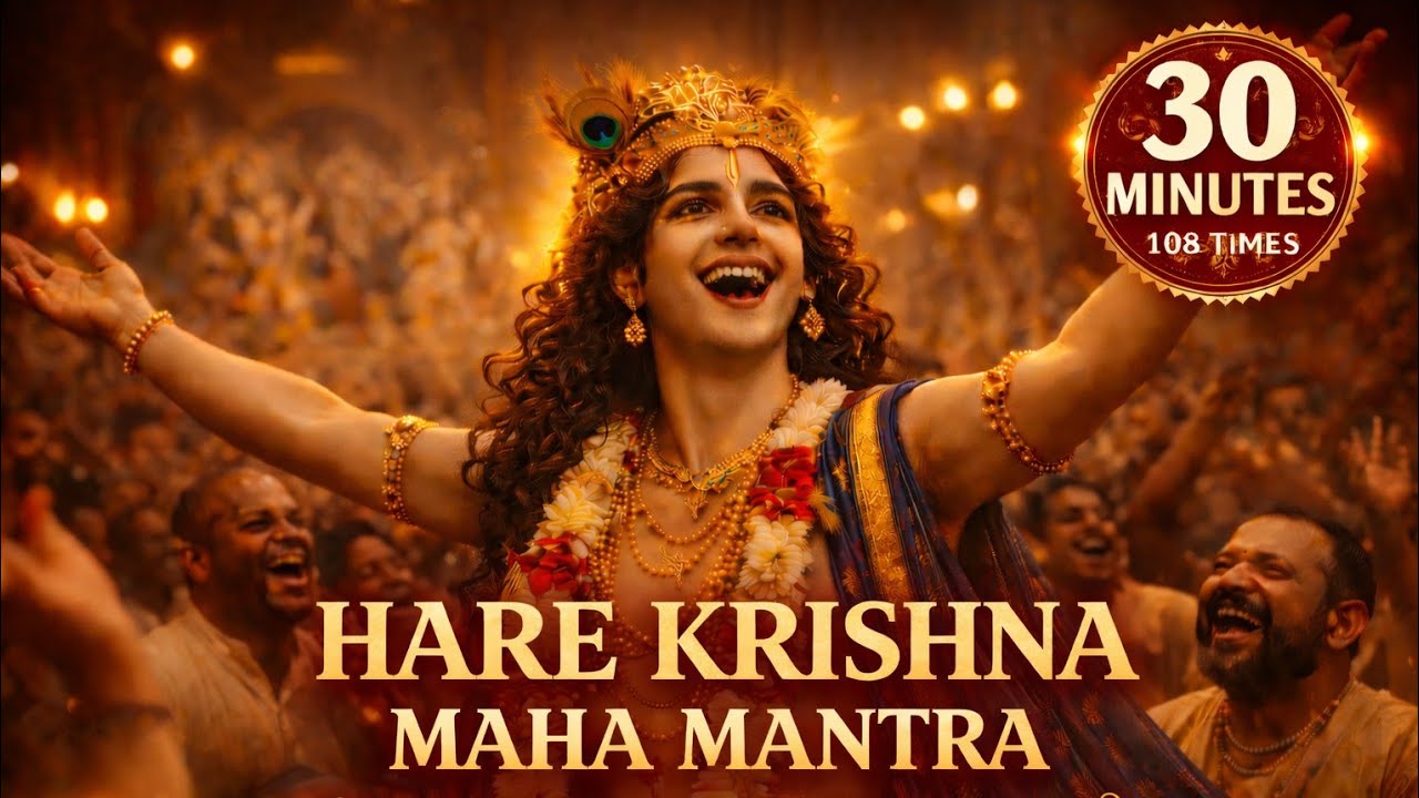 Hare Krishna Maha Mantra 108 Times | 30 Minutes Divine Chant | 30 Minutes Ecstatic Kirtan