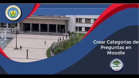 Crear categorías de preguntas en Moodle