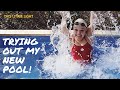 TRYING OUT MY NEW POOL FOR THE FIRST TIME!! // Road to Tokyo 2021