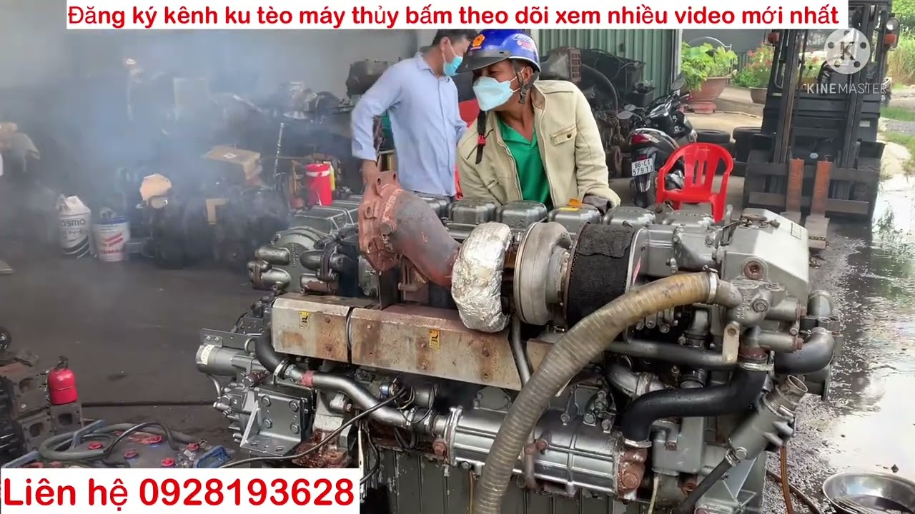 Một em Yanmar 570 sức ngựa đã có chủ mới.mời quý vị xem em nổ như thế nào nha 📲0928193628 😁😁